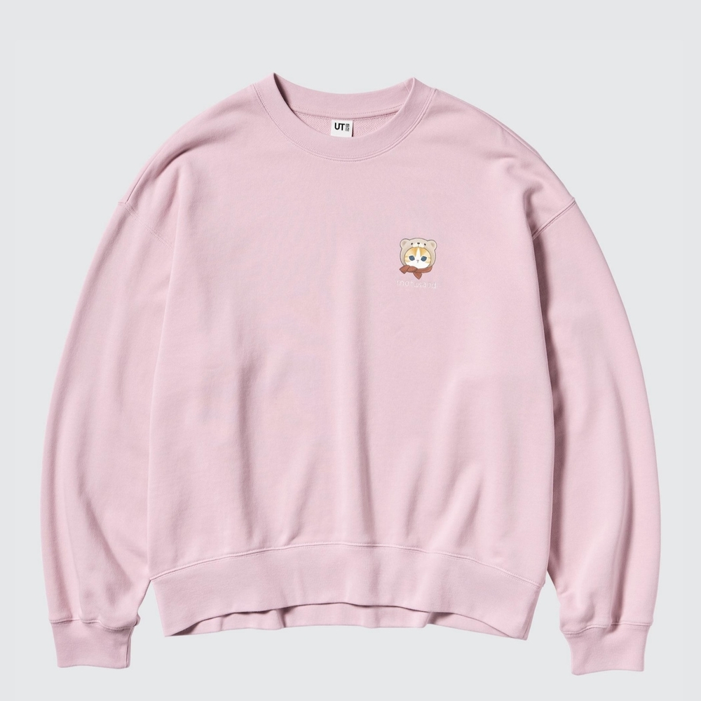 Uniqlo Mofusand Sweatshirt in Light Pink Sz XS